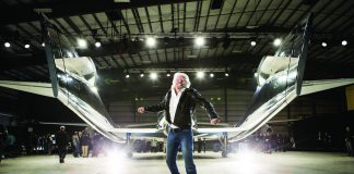 Richard Branson SpaceShip Two VSS Unity