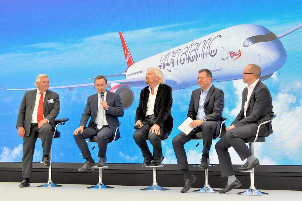 Virgin Atlantic and Airbus at Farnborough 2016 - crédit : C. Bruneau pour Aerospatium