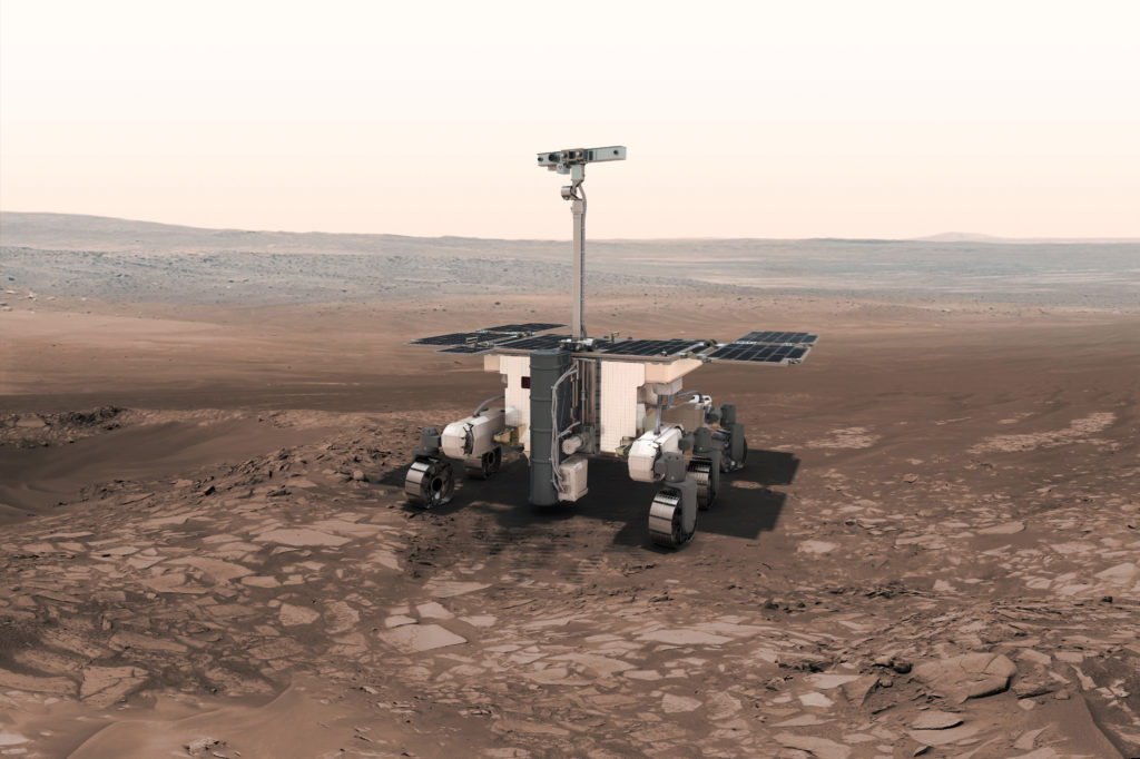 Airbus DS a fait appel à Prodrive pour la mission ExoMars. Crédit : Esa.