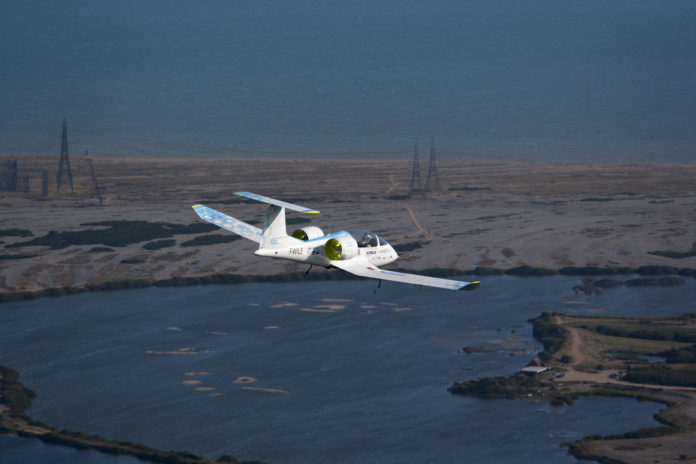 The E-Fan crossed the English Channel