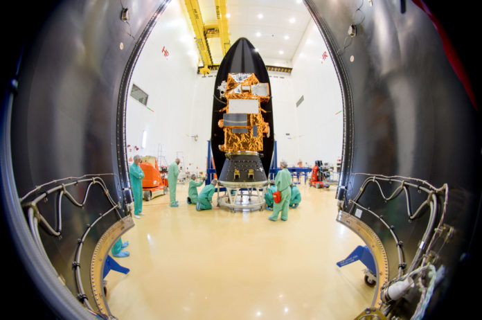Sentinel 2B : Fairing in S3B
