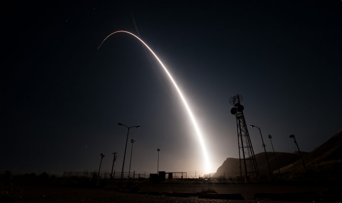 MINUTEMAN III LAUNCHES FROM VANDENBERG Minuteman Boeing Dissuasion Missiles
