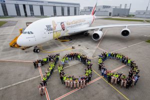 Un Airbus 380 d'Emirates