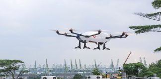 drone de transport urbain