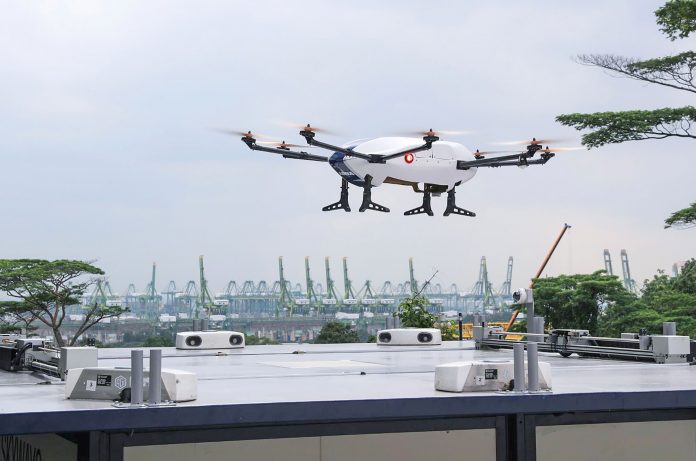 drone de transport urbain