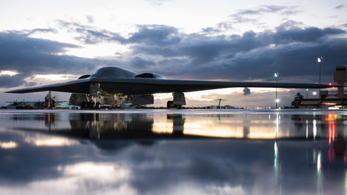 B-2 bomber training operations B-2 Spirit Dissuasion