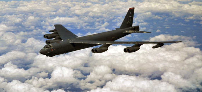 B-52s, B-2 refuel over UK B-52H Stratofortress