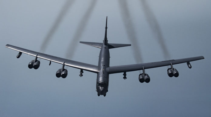 Qatari Mirages fly with U.S. B-52H and F-35As B-52H