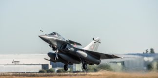 Rafale indien au départ de Mérignac.