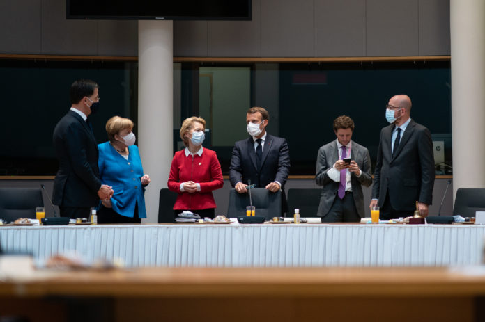 2020-07-18 ( 202184) Bruxelles, Conseil Européen- Jour 3©SDLM Sommet européen juillet 2020