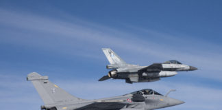 F-16 grec et Rafale