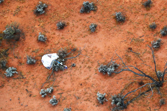 Capsule retour échantillons Hayabusa 2