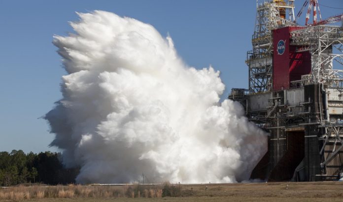 SLS Essai à feu Green Run