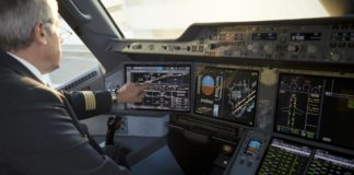 Ecran tactile Thales A350