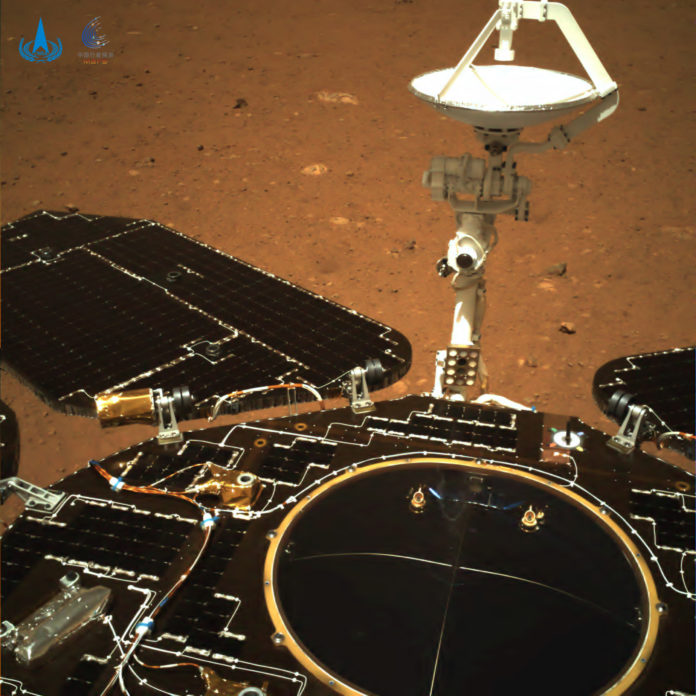 ZhurongSelfie Zhurong Mars