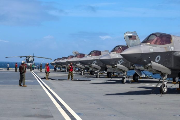 F-35B HMS Queen Elizabeth e-fuels