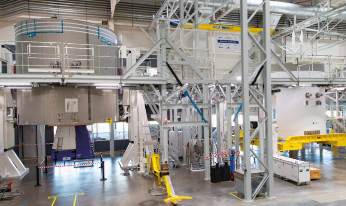After bays and Vulcain 2.1 engines of Ariane 6 for tests combined (CTML) and first flight FM1 Baies arrières Ariane 6