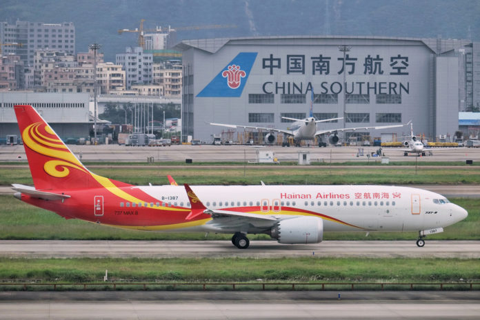 737 MAX Chine