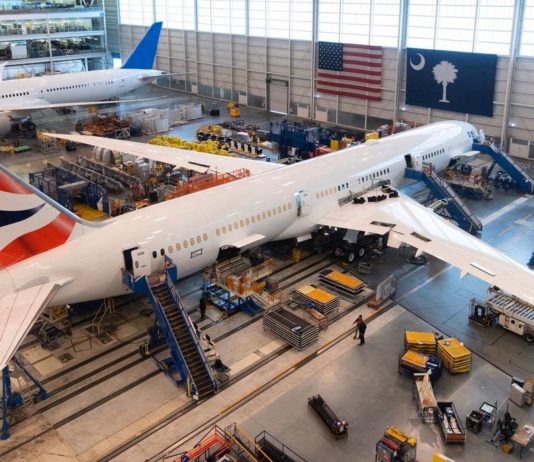 787 Charleston Boeing