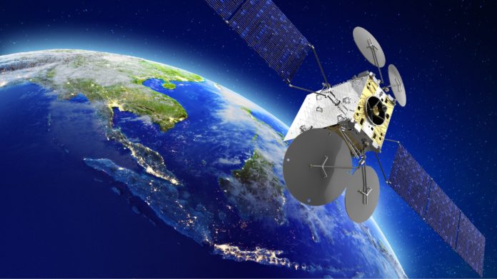 Satellite Telkomsat HTS 113-1 copyright Thales Alenia Space HTS 113 Spacebus