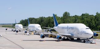 Dreamlifter Boeing SAF