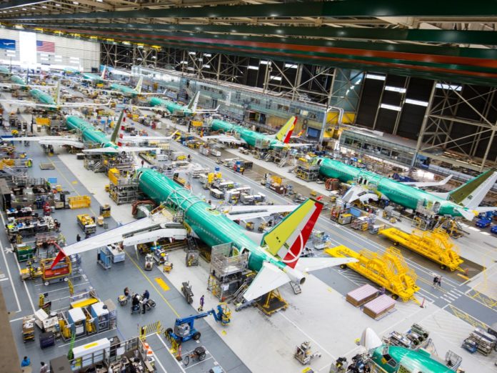 Boeing 737 MAX chaîne approvisionnement