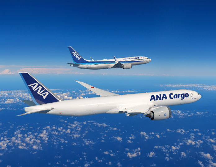 Boeing and ANA HOLDINGS ANA 737MAX 777-8F