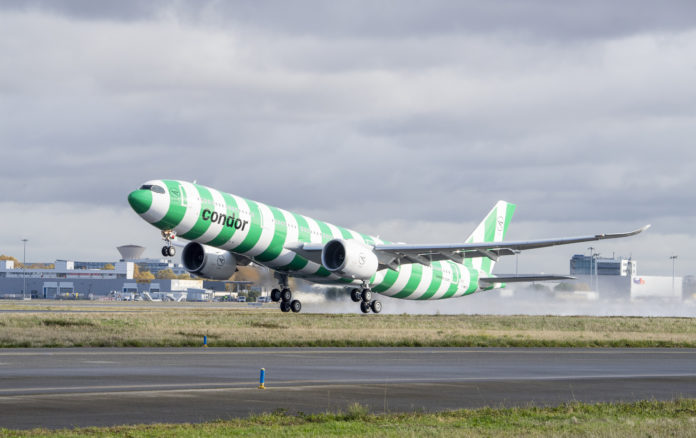 A330neo Condor MSN1966 first flight Airbus A330neo